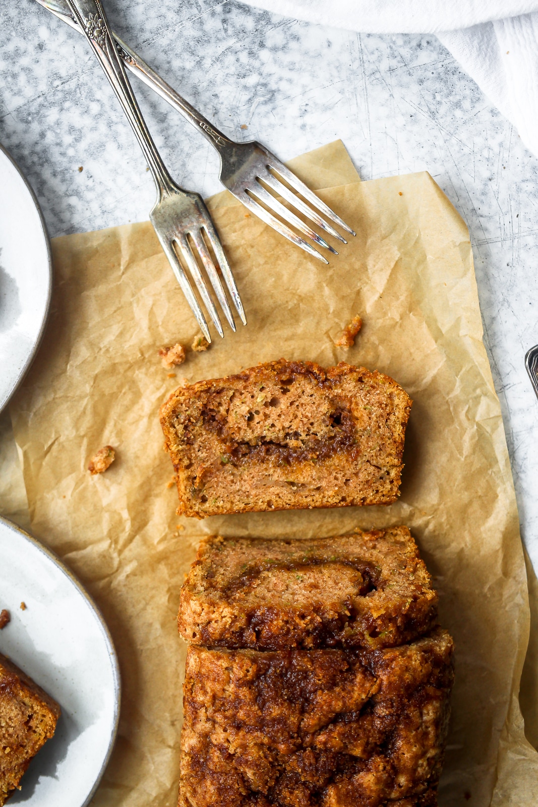 Cinnamon Swirl Zucchini Bread Run to the Table