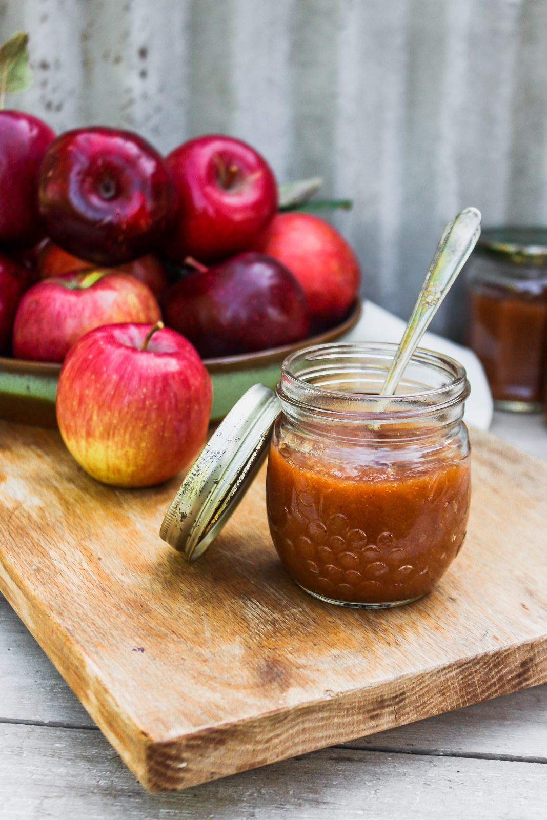 apple butter book table