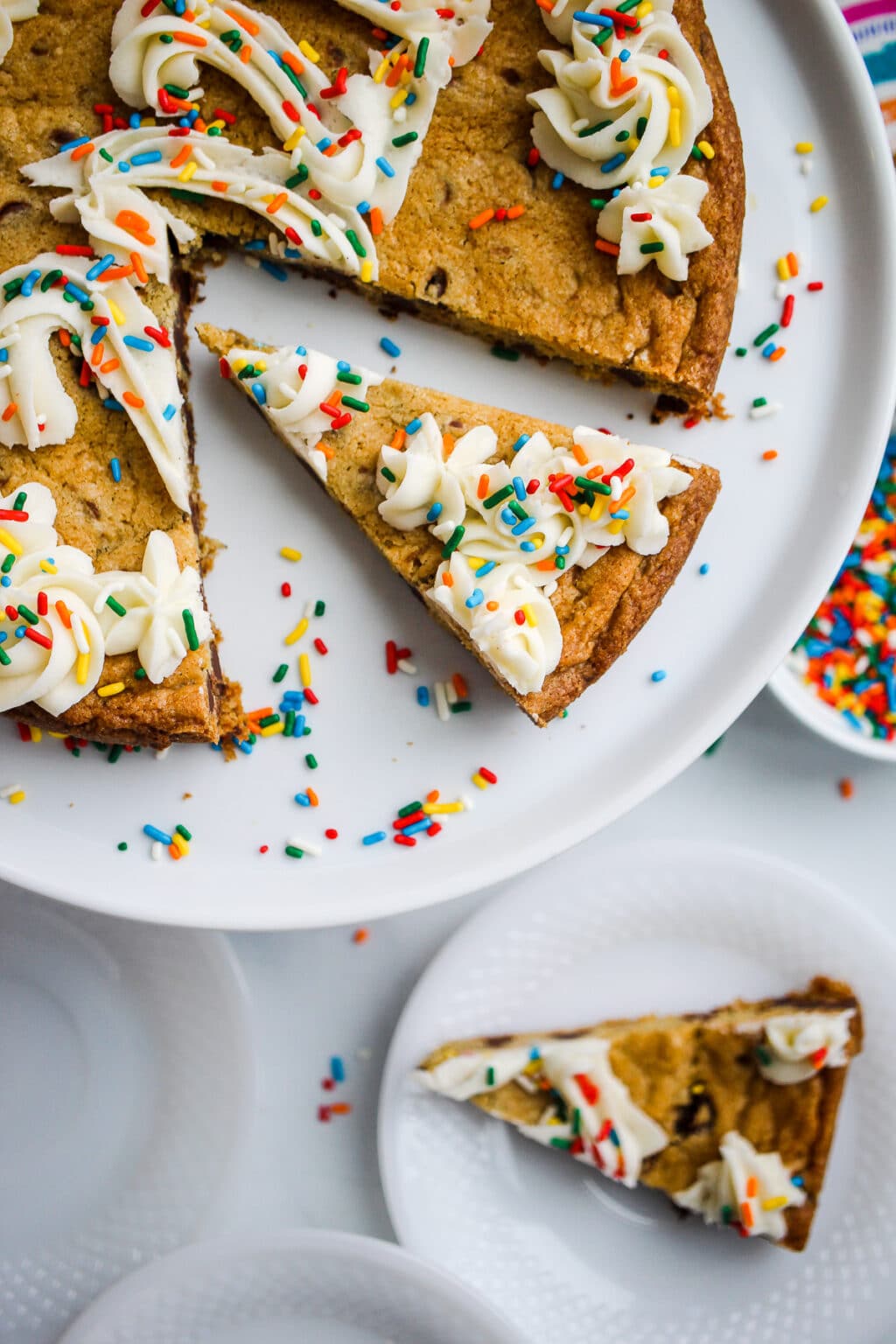 Chocolate Chip Cookie Cake Run To The Table