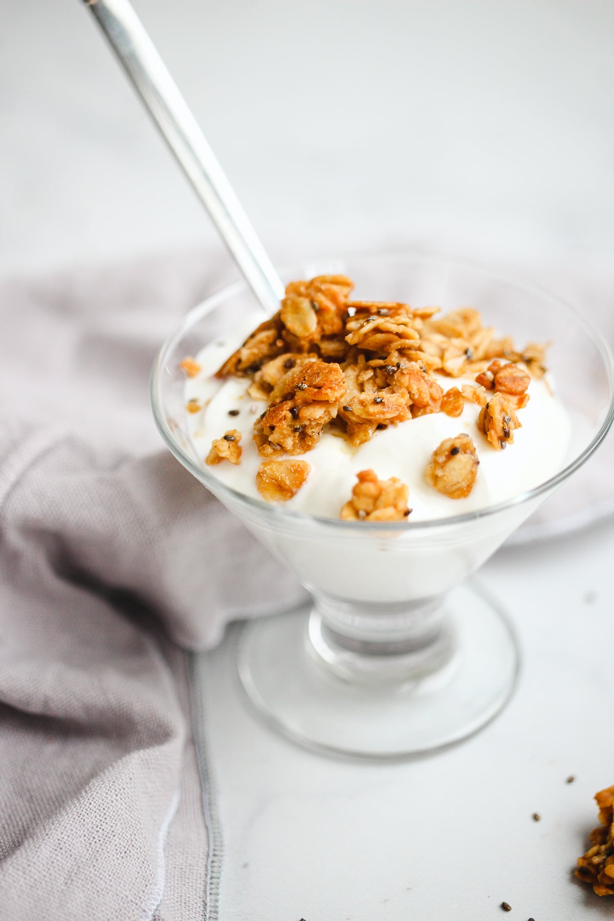 Peanut Butter Honey Granola Run to the Table